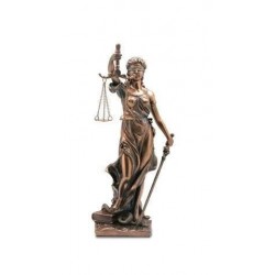 Figura Clasica Diosa De La Justicia Resina 20 cm