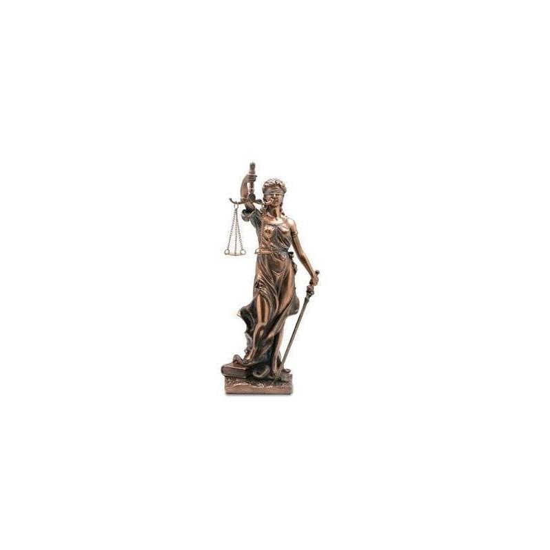 Figura Clasica Diosa De La Justicia Resina 20 cm