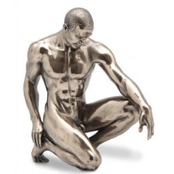 Figura Hombre Desnudo Resina 15 cm