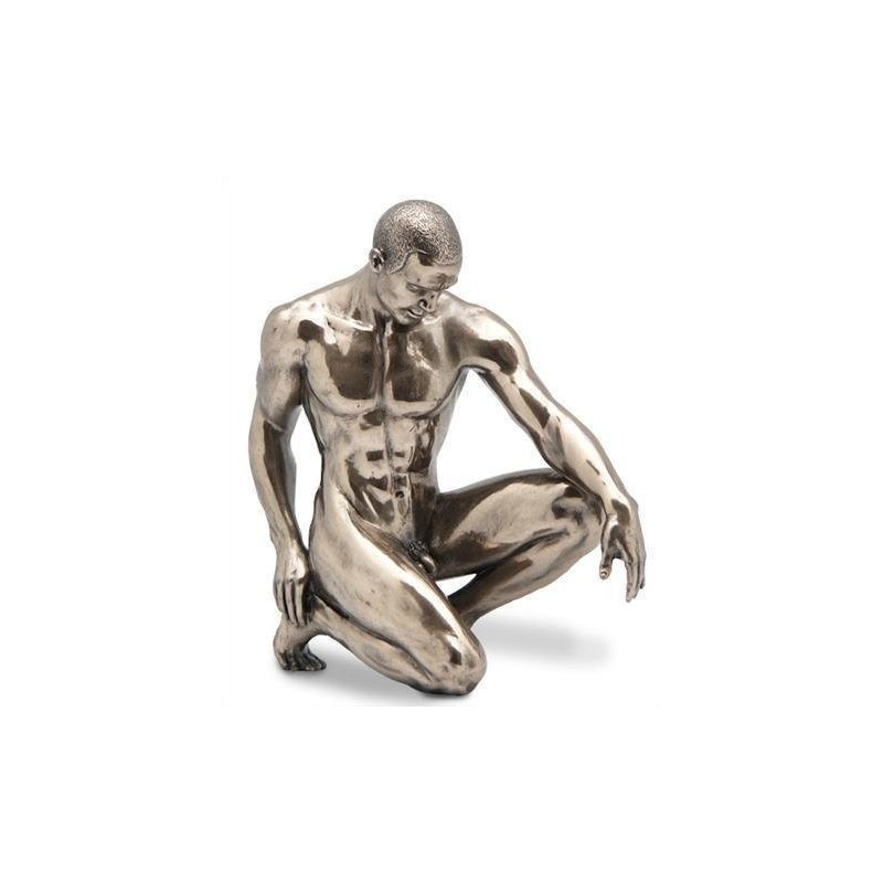 Figura Hombre Desnudo Resina 15 cm