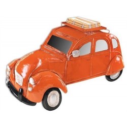 Aplique de Pared Decorativo Coche Naranja 2CV 70 cm