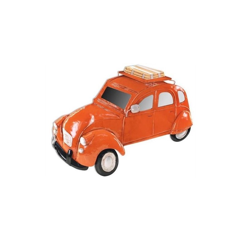 Aplique de Pared Decorativo Coche Naranja 2CV 70 cm