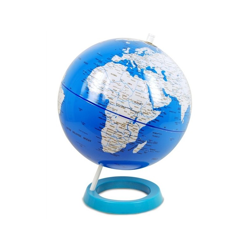 globo terraqueo azul 32 cm pvc