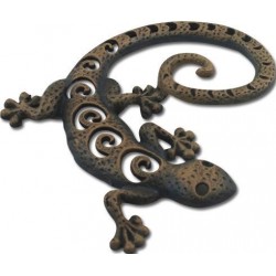 Figura Lagarto Metalica 22 cm