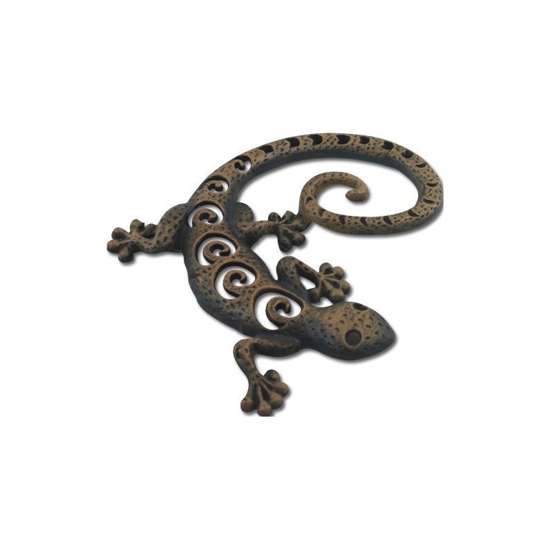Figura Lagarto Metalica 22 cm