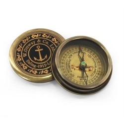 Brujula Retro Laton 6 cm