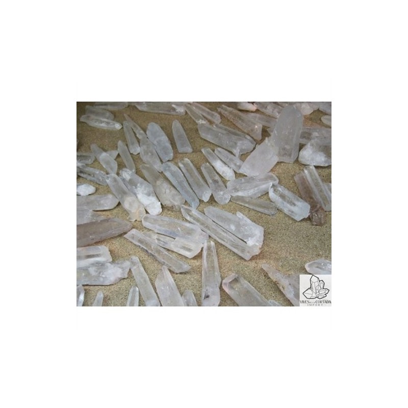 PUNTAS CUARZO LASER LEMURIANO GRANDES (PACK 250GR)