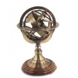 Esfera Metalica Armillary 21 Cm