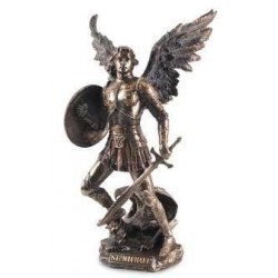 Figura Resina Saint Michael 33 Cm