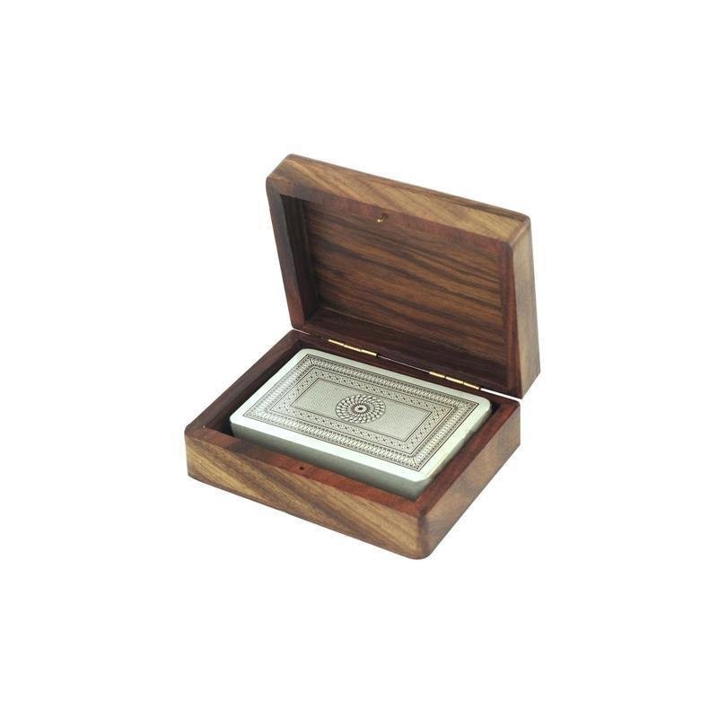 Caja Madera con Baraja Cartas