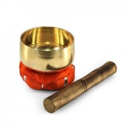 Bowl Tibetano con Cojon Rojo 10 cm