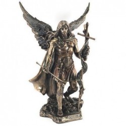 Figura Resina Clasica Arcangel San Gabriel 24 cm