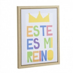 Cuadro Infantil Corona 40 cm