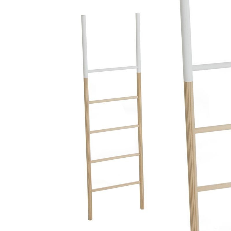 Escalera Decorativa Madera Blanca 150 cm