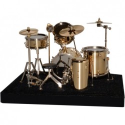 MINIATURA BATERÍA MÚSICA METAL 18X13X13CM