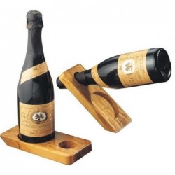 Botellero Madera Olivo 12 cm