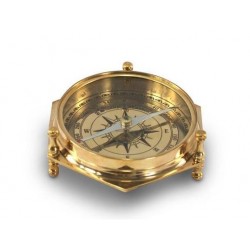 Brujula Retro Laton 8 cm