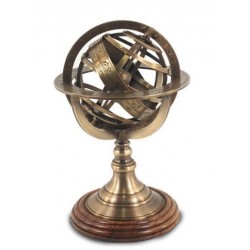 Esfera Armillary Laton Retro 21 cm