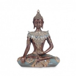 Figura Resina Buda Sentado 22 cm