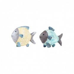 Figura Resina x2 Peces 10 cm