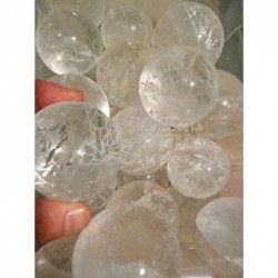 Bolas de Cuarzo Transparente Calidad Extra (pack de 250 gr)