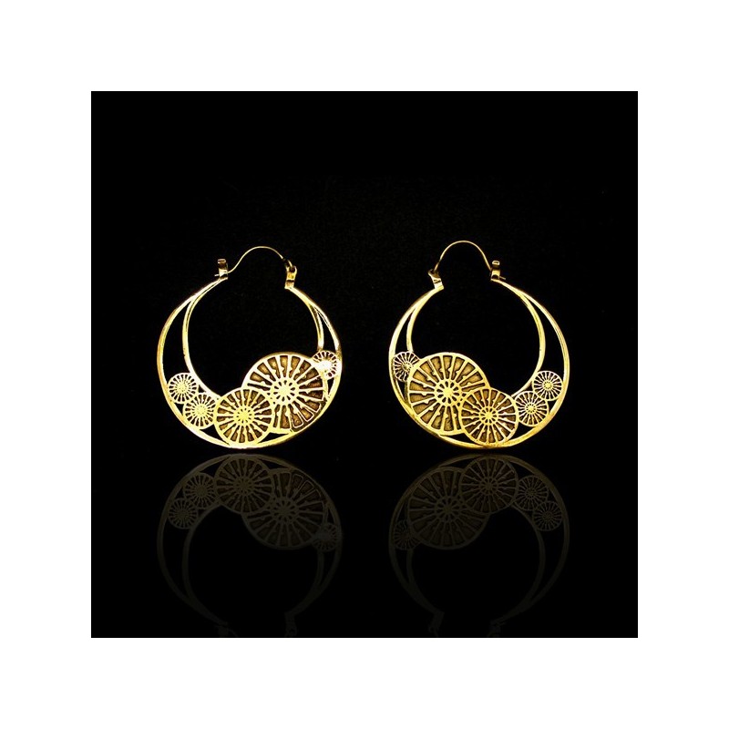 Pendientes Circulares de Bronce