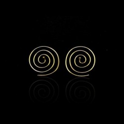 Pendientes Espiral de Bronce