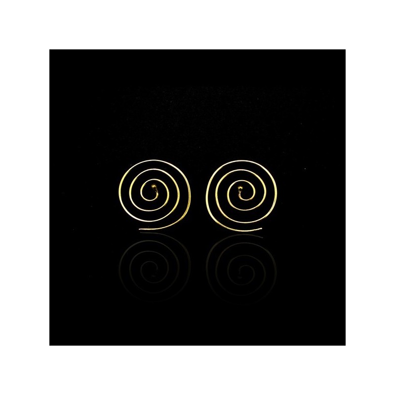 Pendientes Espiral de Bronce