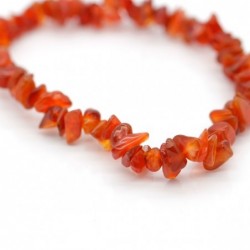 Pulsera Chip de Cornalina