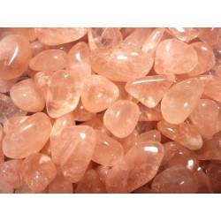 Rodado cuarzo rosa (4x3cm aprox) Pack 250 gr