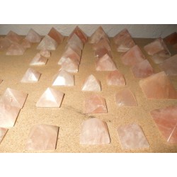 Piramides de Cuarzo Rosa Pack 500 gr