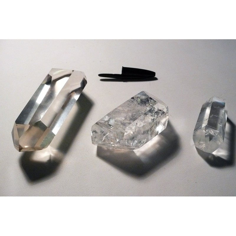 Biterminados en cuarzo Blanco (Pack 250gr)