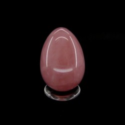 Huevo Grande de Cuarzo Rosa