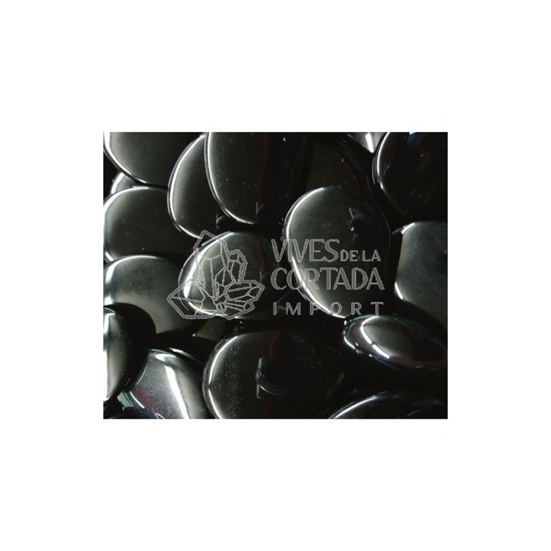 Piedra Rodado Plano Obsidiana
