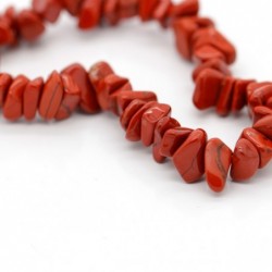 Pulsera Chip de Jaspe Rojo