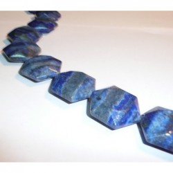 Hilo lapislazuli hexagonal 24