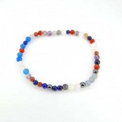 Pulsera Chakras Mix Bola Lisa 4mm -2-