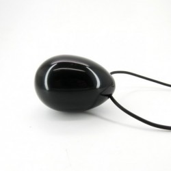 Huevo Grande de Obsidiana con Agujero