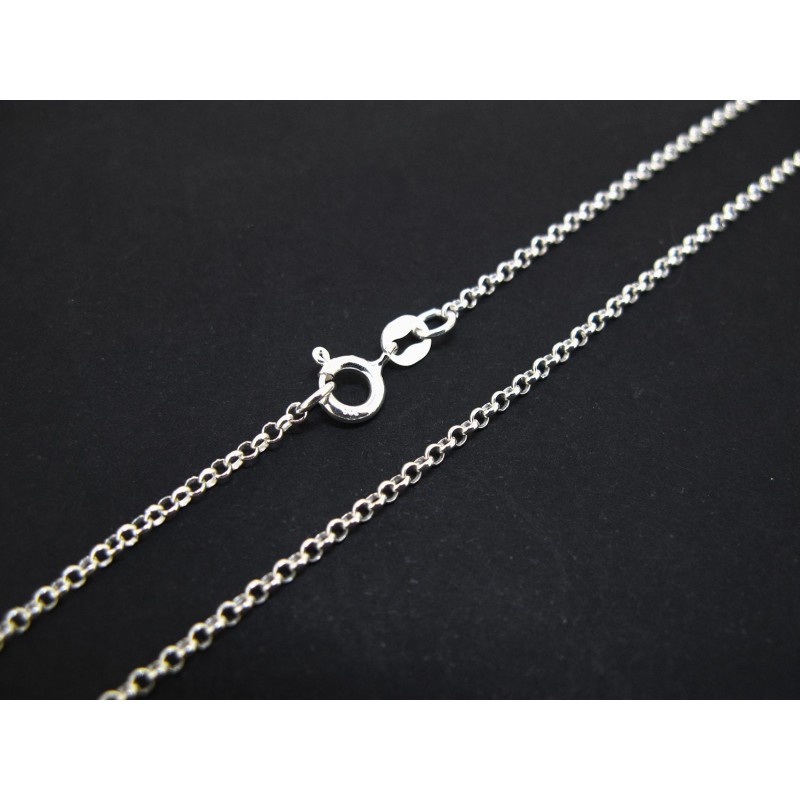 Cadena de plata bauleta mini 40cm (C44)