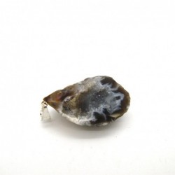 Colgante de Geodino de Agata -Bao de Plata-