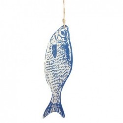 Adorno Pared Pez Azul 31 cm