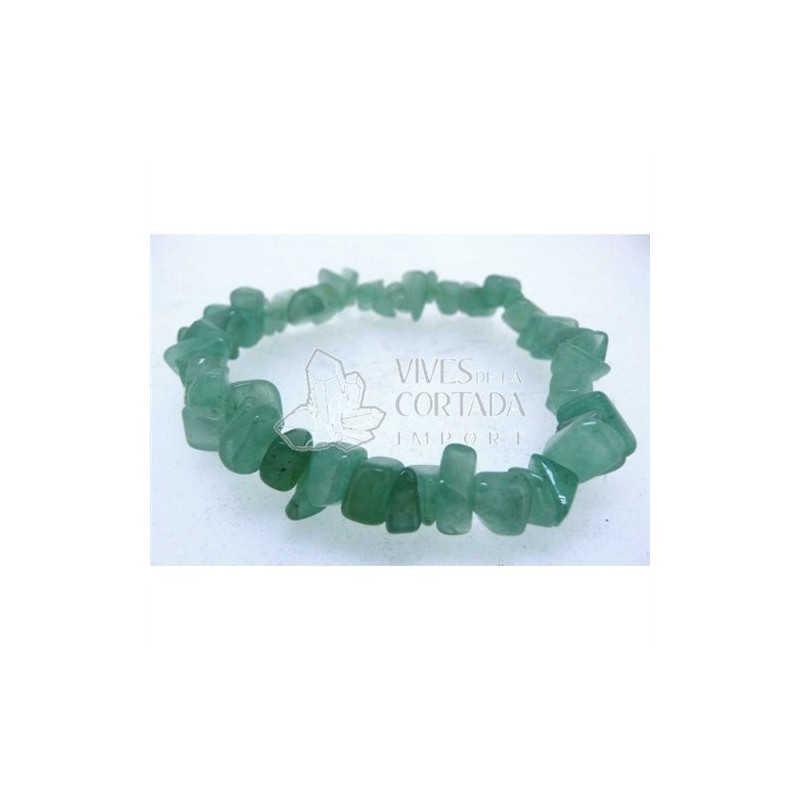 Pulsera de Chip de Cuarzo Verde