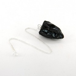 Pendulo de Obsidiana en Bruto