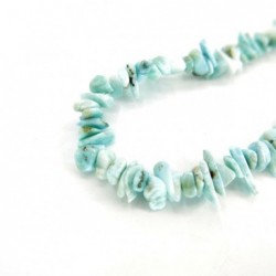 Hilo de Larimar Chip 5x10mm
