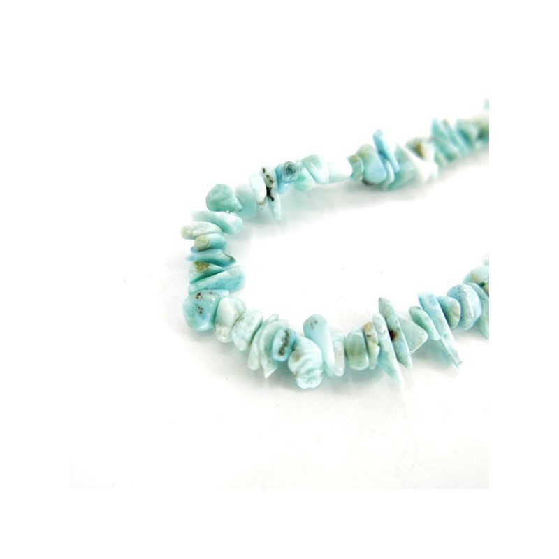 Hilo de Larimar Chip 5x10mm