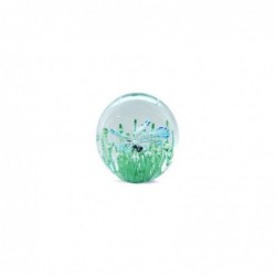Pisapapel Cristal Verde 7 cm