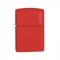 ENCENDEDOR ZIPPO 204 ROJO MATE LOGO 60001204