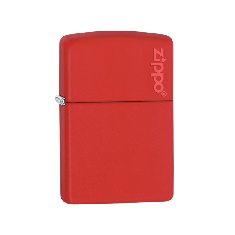 ENCENDEDOR ZIPPO 204 ROJO MATE LOGO 60001204