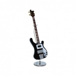 GUITARRA ELECTRICA NEGRA/BCA MADERA C/STAND H:20CM