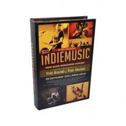 LIBRO-CAJA FUERTE INDIE MUSIC 16x5x24cm